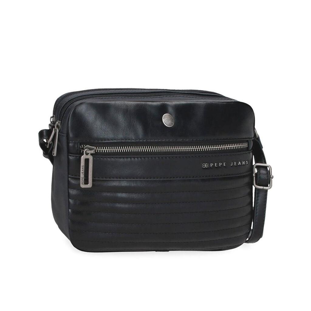 Pepe Jeans Ženska torba na rame Biker 7155441, 24 cm, Crna