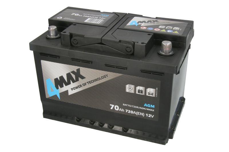 4Max Akumulator, 70Ah,  AGM