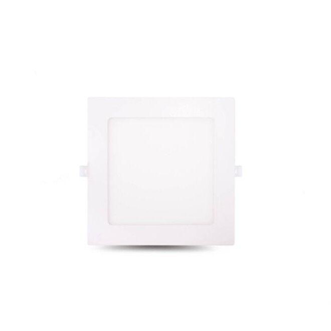 E-light LED panel  3W kvadratni ugradni 3000K, Bijeli