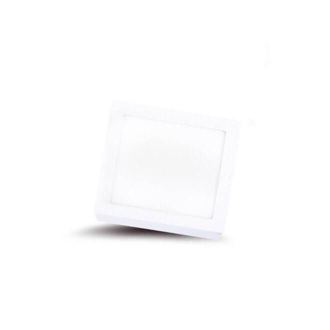 E-light LED panel  12W kvadratni nadgradni 6500K, Bijeli