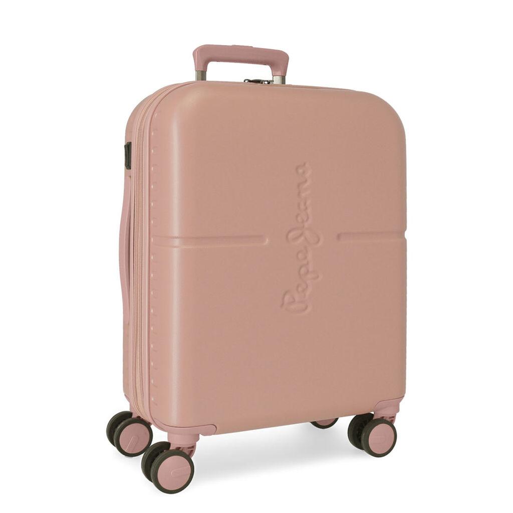 Pepe Jeans Kofer ABS Highlight proširivi 7688624, 55 cm, Roze