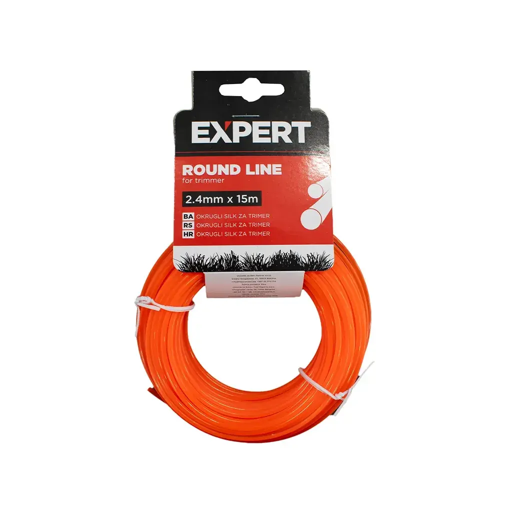 Expert Silk za trimer okrugla nit, 2.4 mm x 15 m, Narandžasta