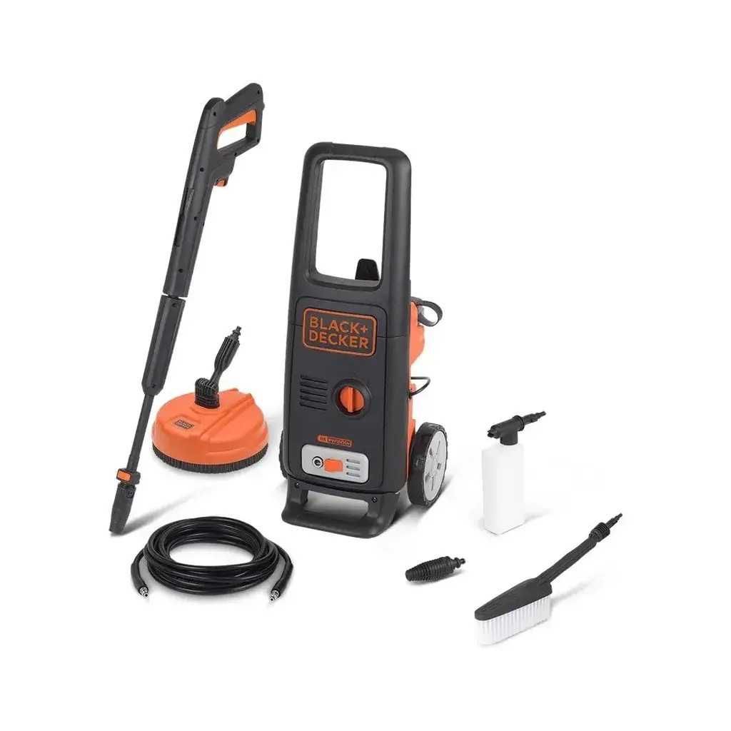 Black+Decker Aparat za pranje pritiskom BXPW1600PE, 125bar, Crni