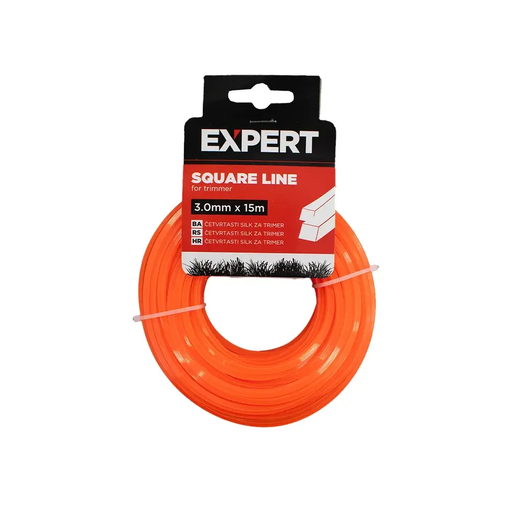 Expert Silk za trimer četvrtasta nit, 3.0 mm x 15 m, Narandžasta