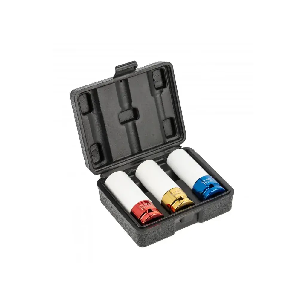 Hoegert Set 3-dijelni nasadnih ključeva 1/2″ za aluminijumske felge HT4R107