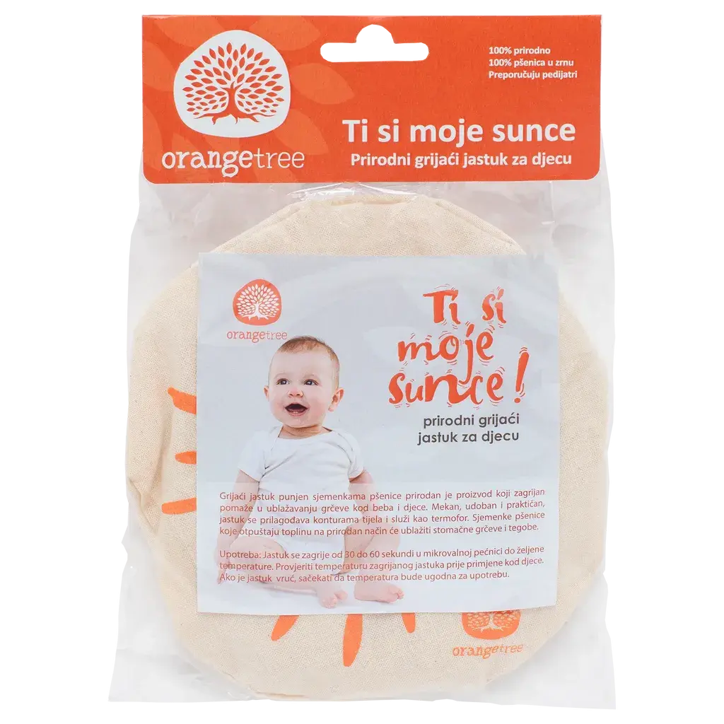 Orangetree Grijaći jastuk za bebe, Narandžasti