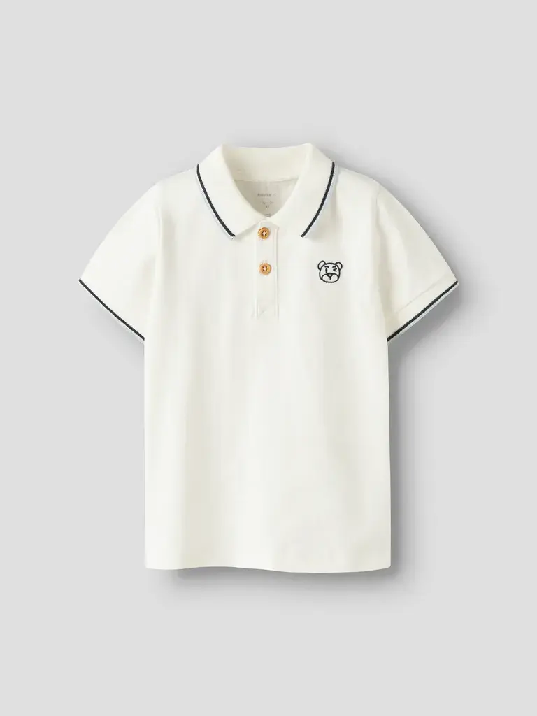 Name It Polo majica za dječake, Bijela