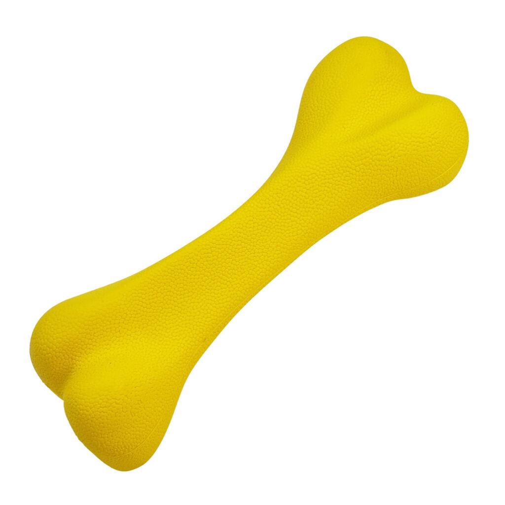 Nobby Igračka za pse Kost Rubber Bone, 23 cm, Žuta