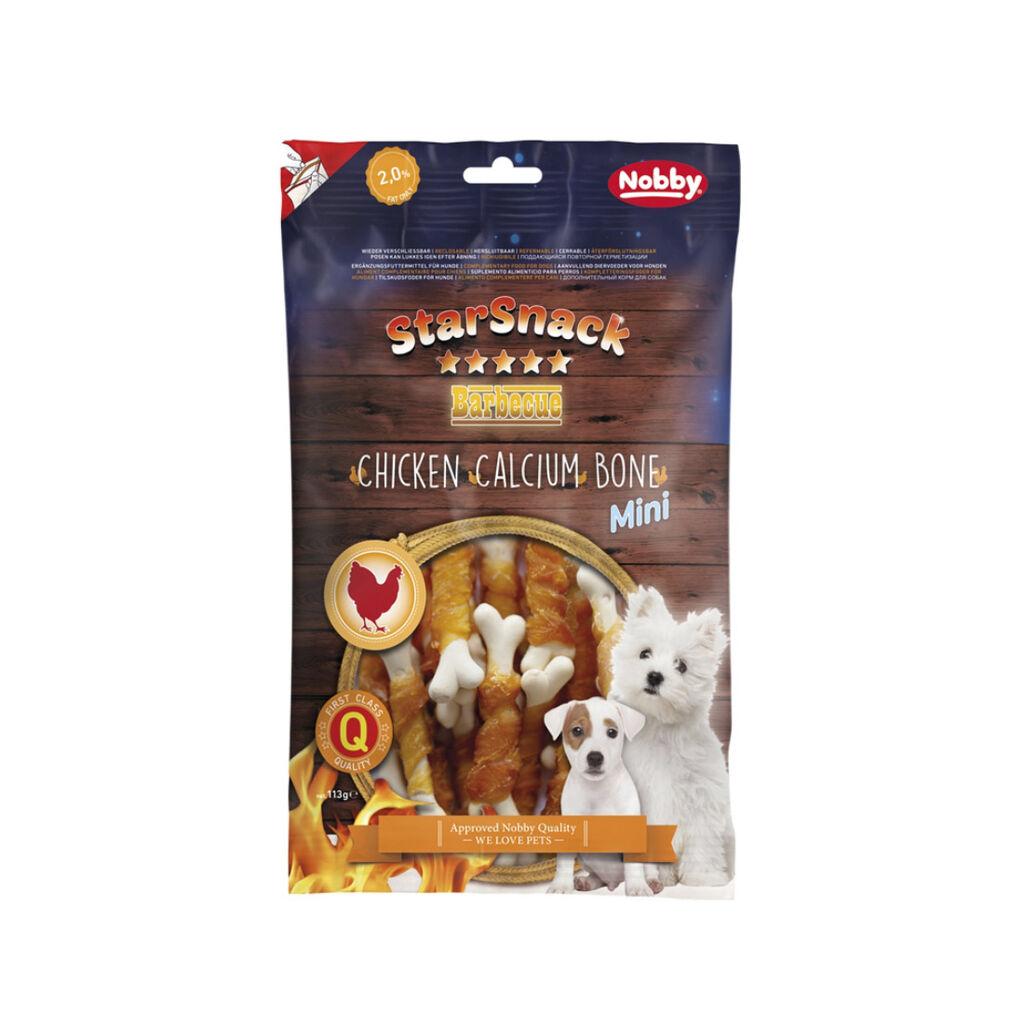 Nobby Pileća poslastica za pse Starsnack Mini Chicken Calcium Bone, 113 gr