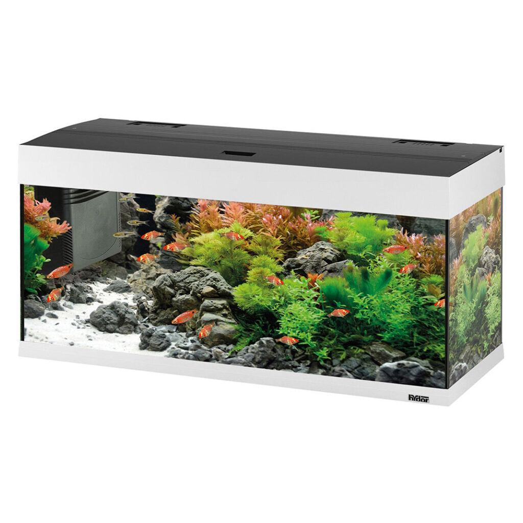 Ferplast Akvarijum Dubai Led 100, 101x41x53 cm, Bijeli