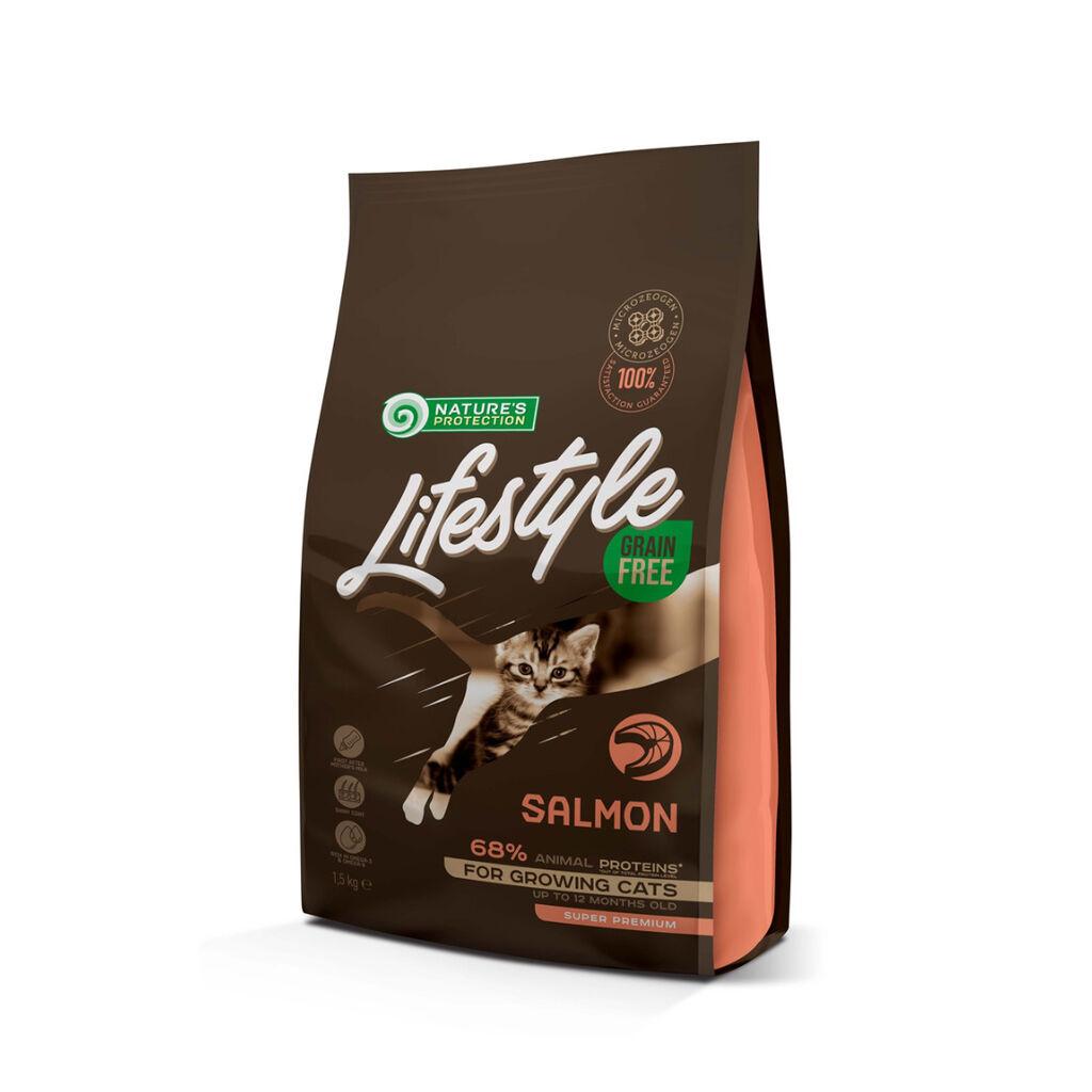 Nature's Protection Hrana za mačke Lifestyle Kitten, Losos, 1.5 kg