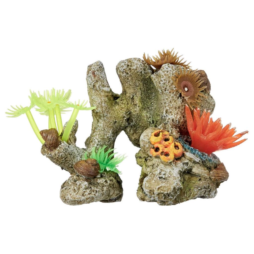 Nobby Dekoracija za akvarijum koralni greben sa biljkama 14x10x10 cm