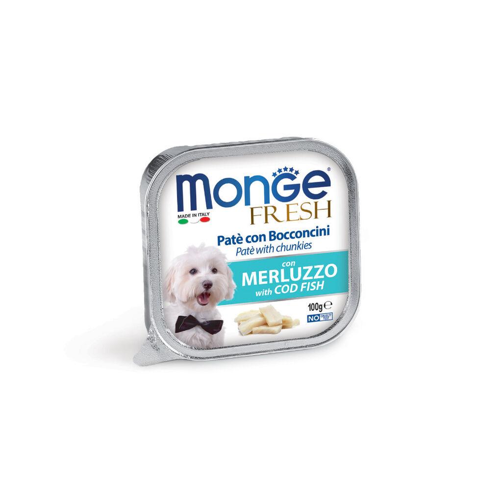 Monge Vlažna Hrana za pse fresh Pate pašteta Cod Fish Som 100 gr