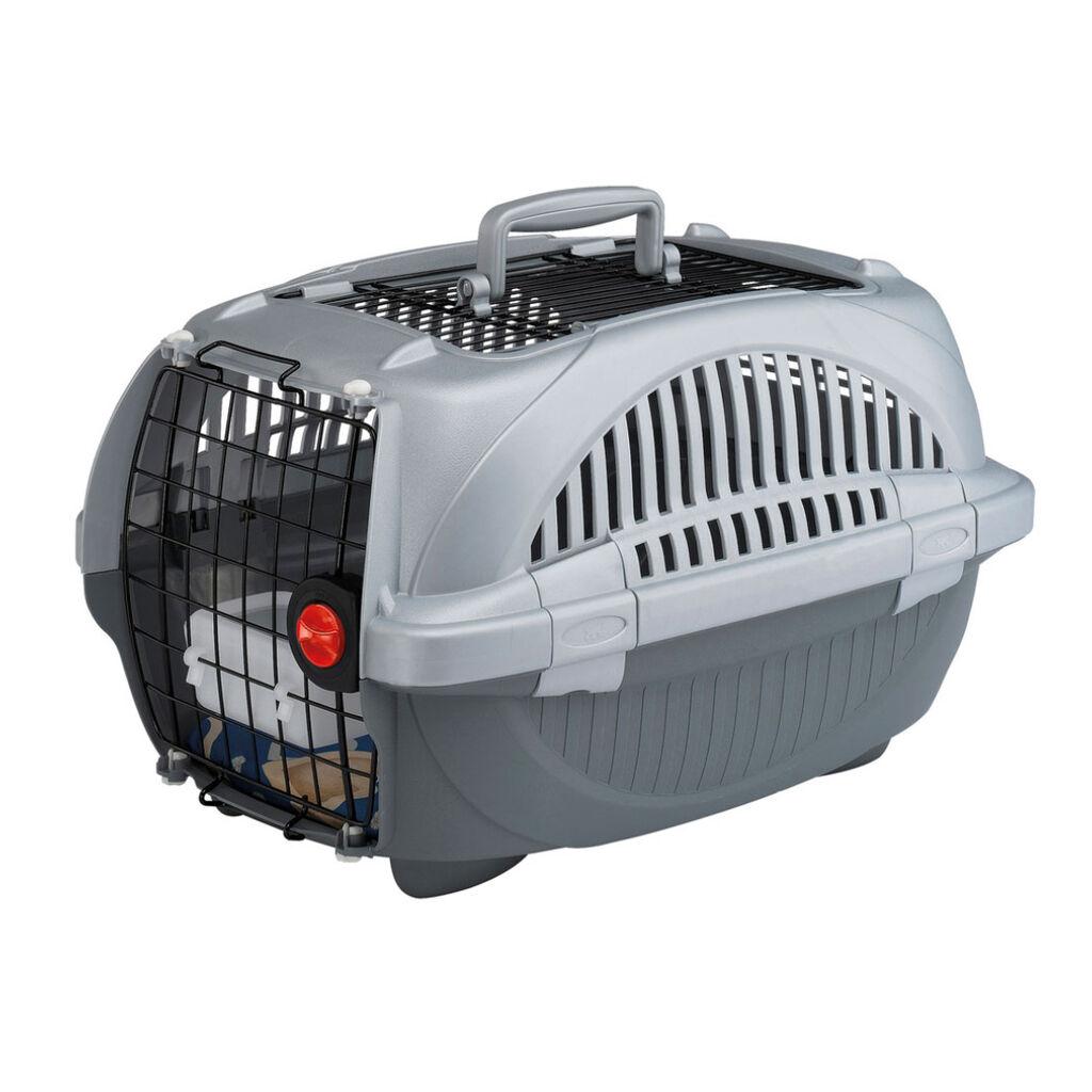 Ferplast Transporter za pse Atlas 20 Deluxe Open, 37.4x57.6x33 cm, Sivi