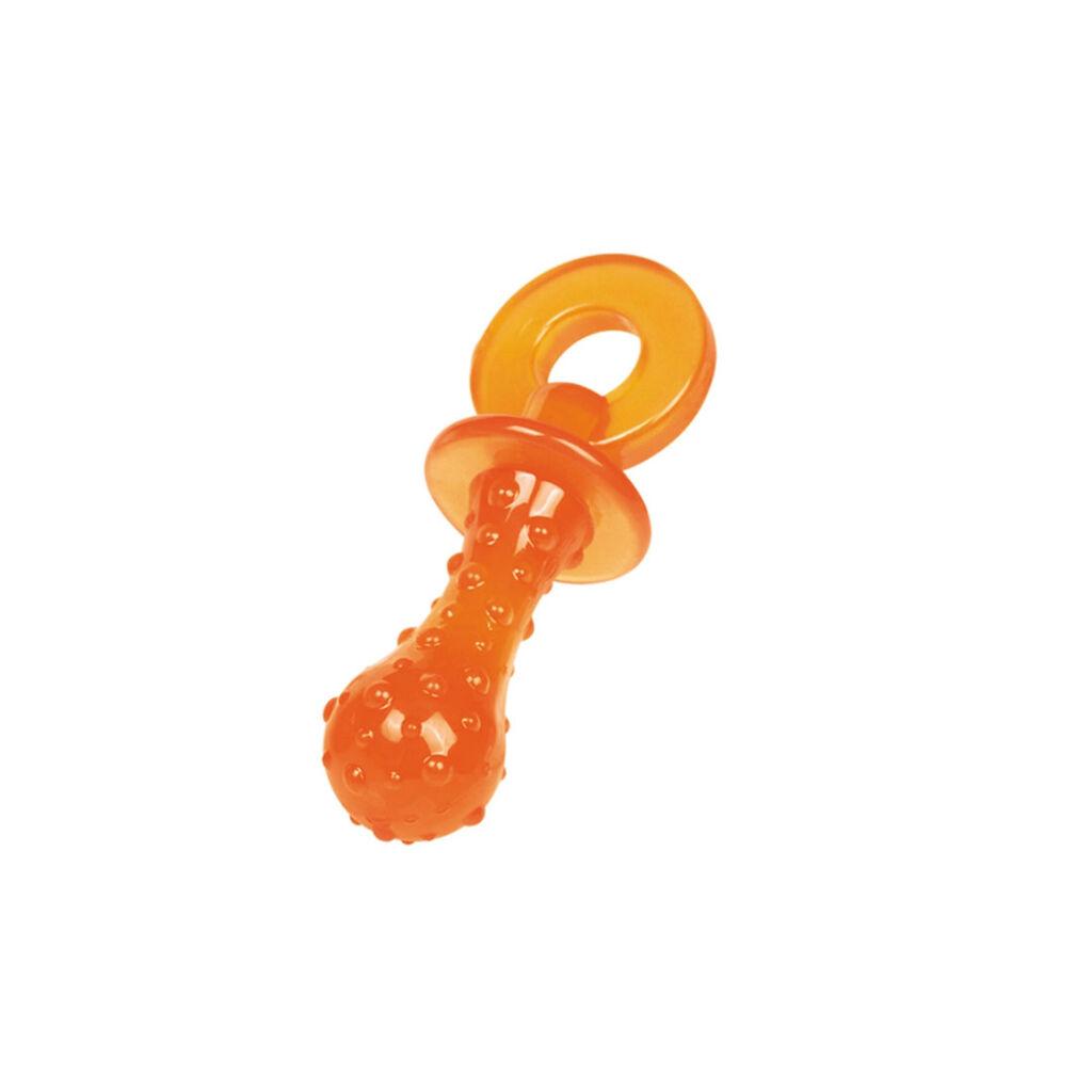 Nobby Igračka za pse TPR Tether Spiky, 11 cm, Narandžasta