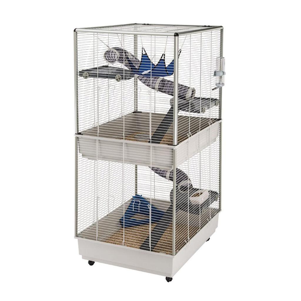 Ferplast Kavez za činčile Furet Tower, 75x80x161 cm, Bijeli