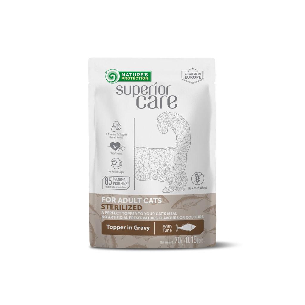 Nature's Protection Hrana za mačke sterilisane Superior Care, Tuna u umaku, 70 g
