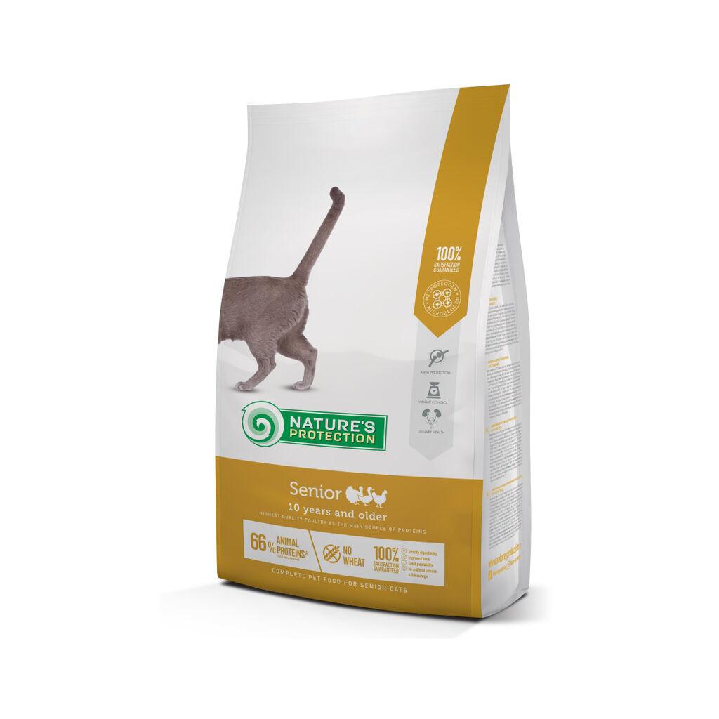 Nature's Protection Hrana za mačke Senior, Piletina, 2 kg