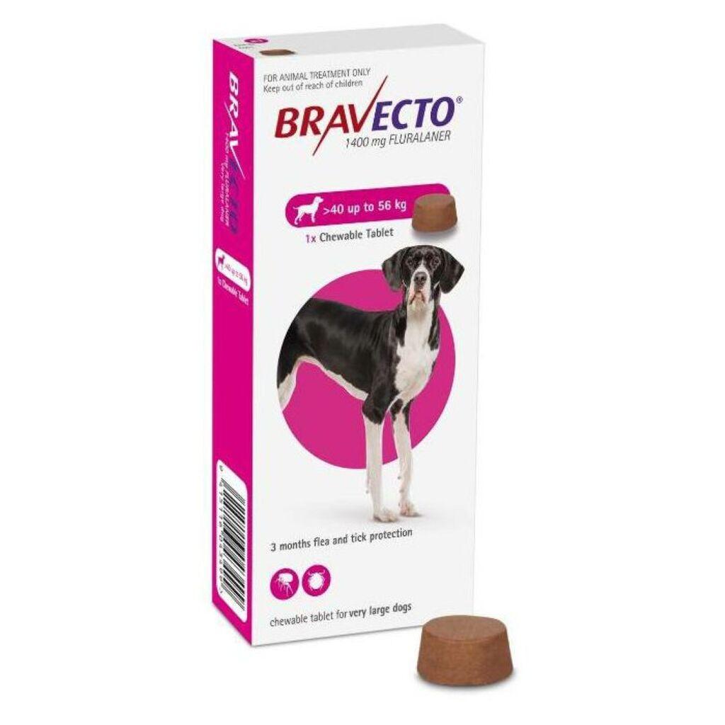 Bravecto Zaštita za pse težine 40-56kg - 1 tableta za žvakanje