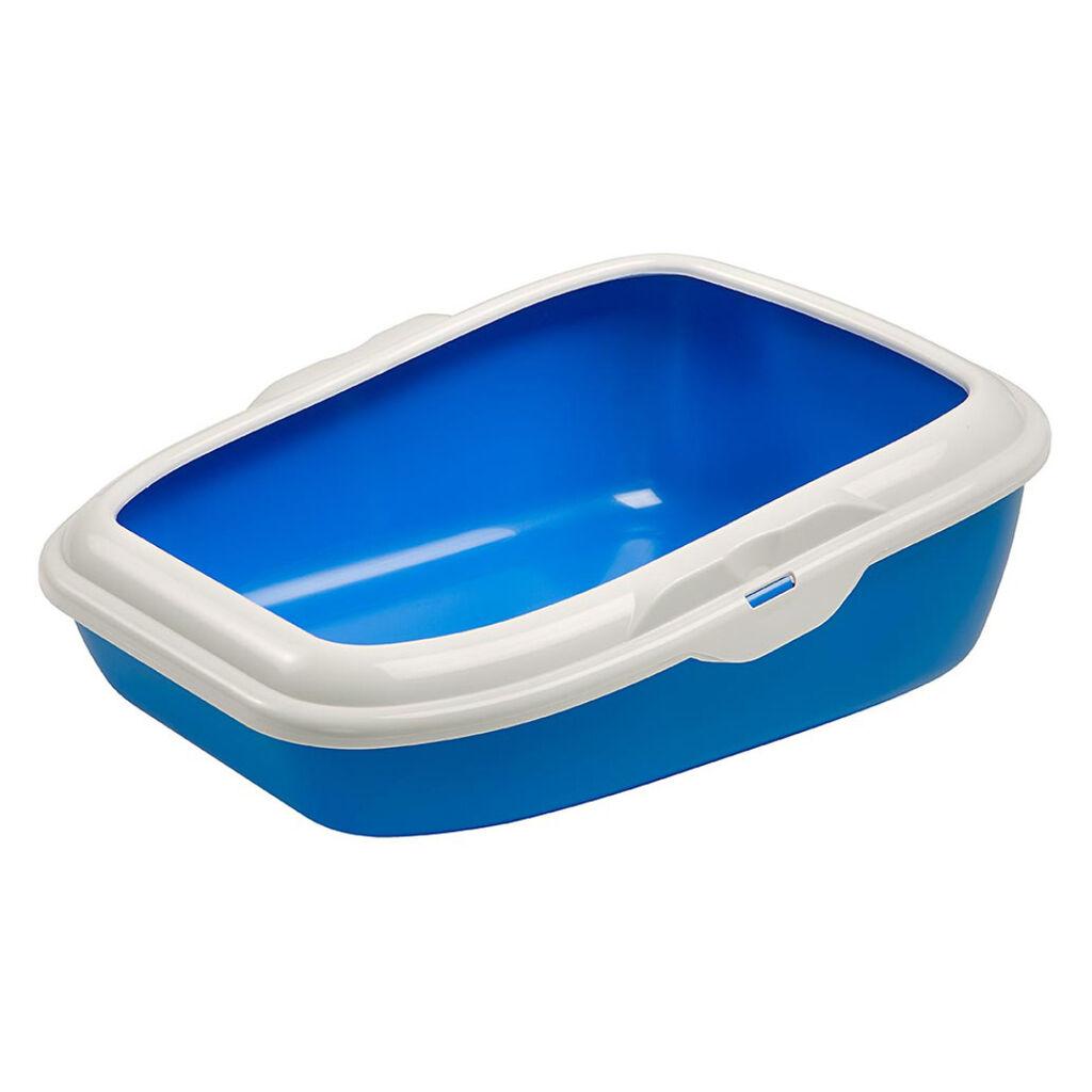 Ferplast Toalet za mačke Litter Tray Moderna, 56x43,5x19 cm, Plavi