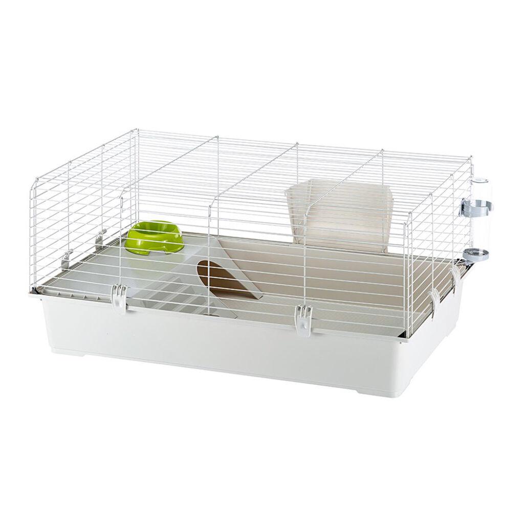 Ferplast Kavez za zeca Rabbit 100, 95x57x46 cm, Sivi