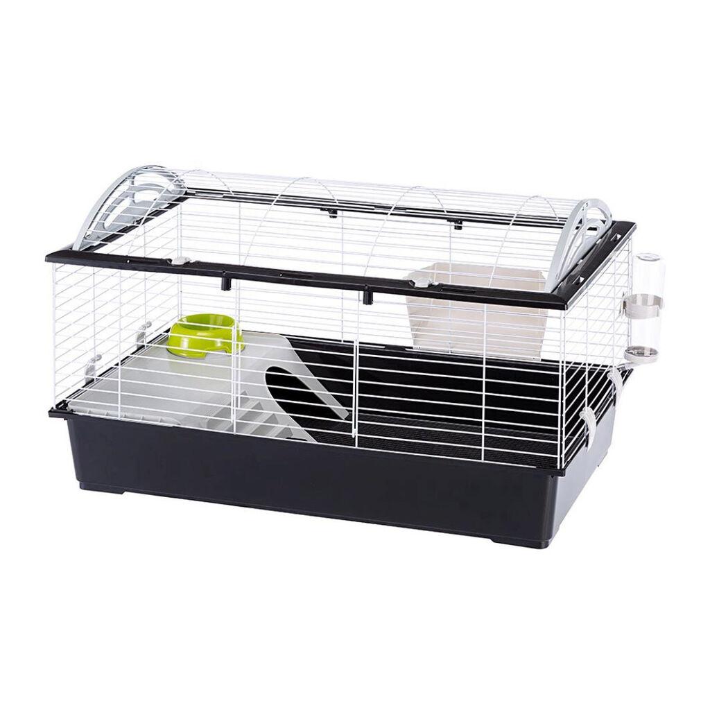 Ferplast Kavez za zeca Casita 100, 96x57x56 cm, Crni