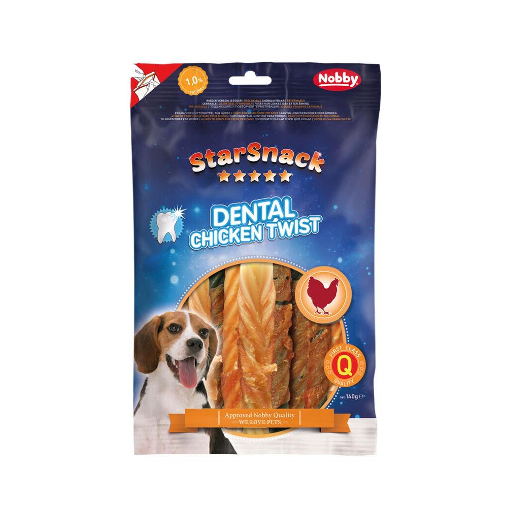 Nobby Pileći štapići poslastica za pse Starsnack Dental Chicken Twist, 12.5 cm, 140 gr