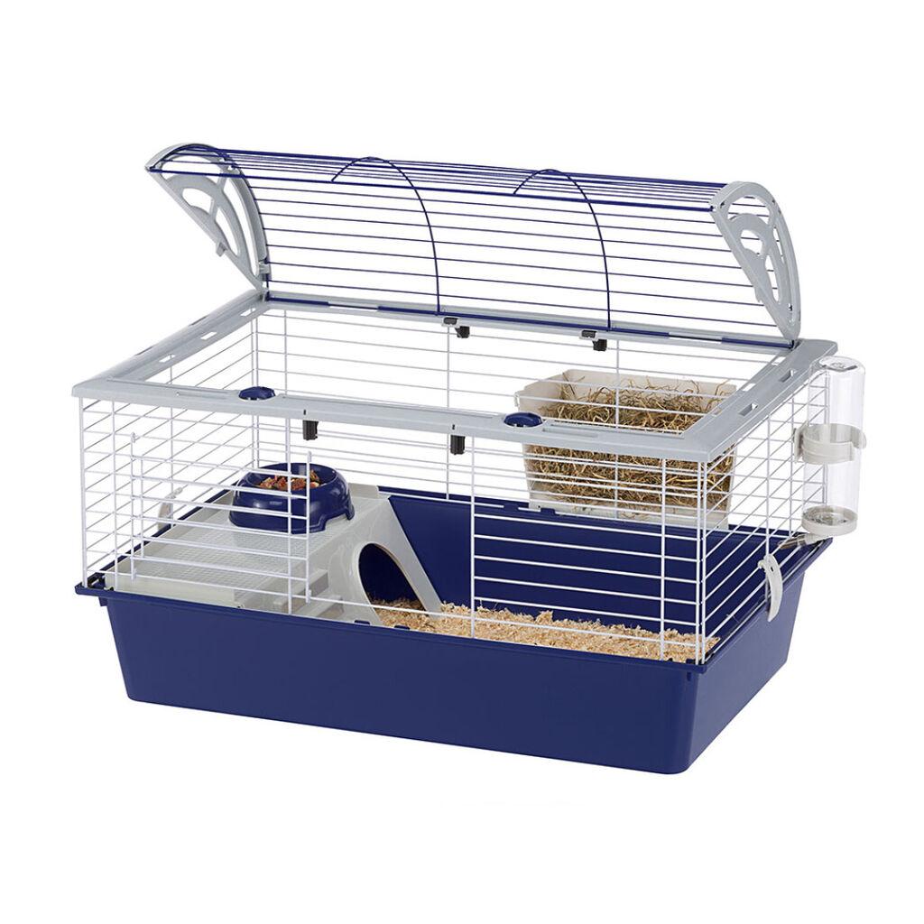 Ferplast Kavez za zeca Casita 80, 78x48x50 cm, Plavi