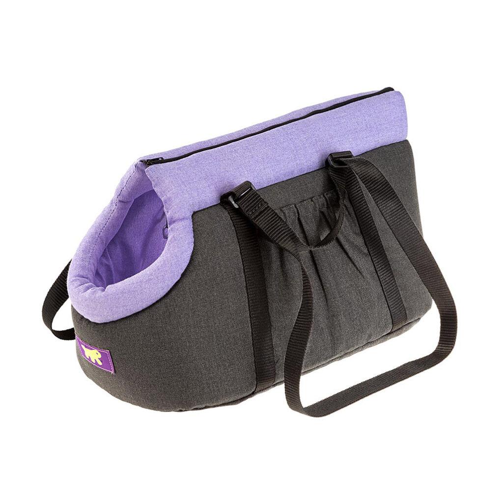 Ferplast Torba za pse Borsello 40, Ljubičasto-crna