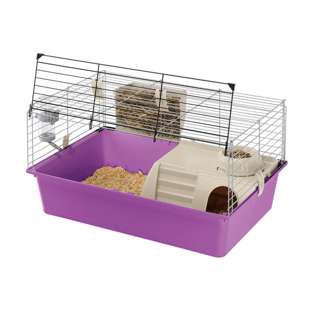 Ferplast Kavez za zamorce Guinea 70, 70x47x37.5 cm, Ljubičasti