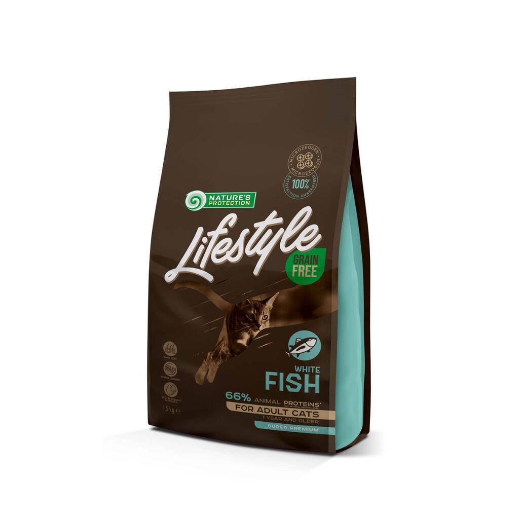 Nature's Protection Hrana za mačke Lifestyle, Bijela Riba, 1.5 kg