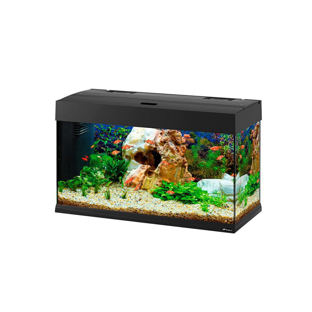 Ferplast Akvarijum Dubai Led 80, 81x36x51 cm, Crni