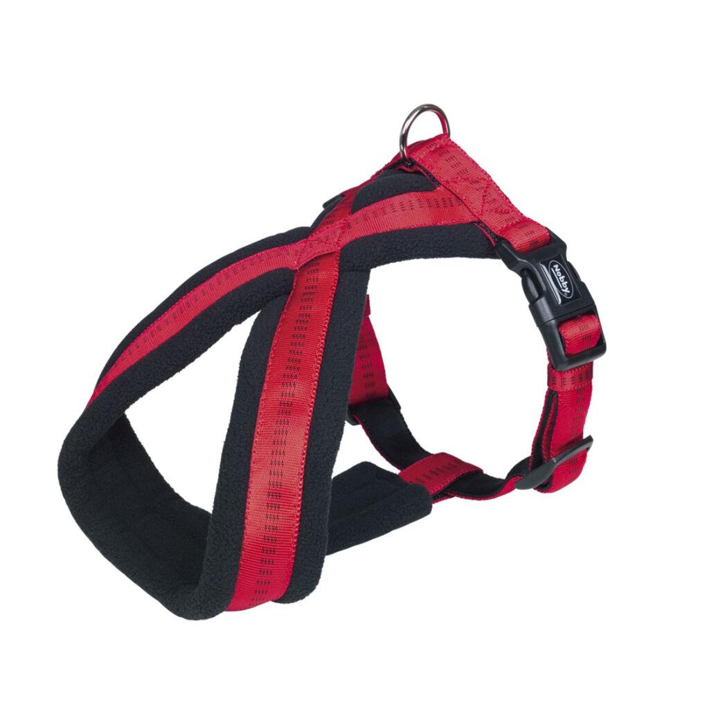 Nobby Prsnik za pse Soft Grip Comfort, 45-70 cm 25 mm/50 mm, Crveni