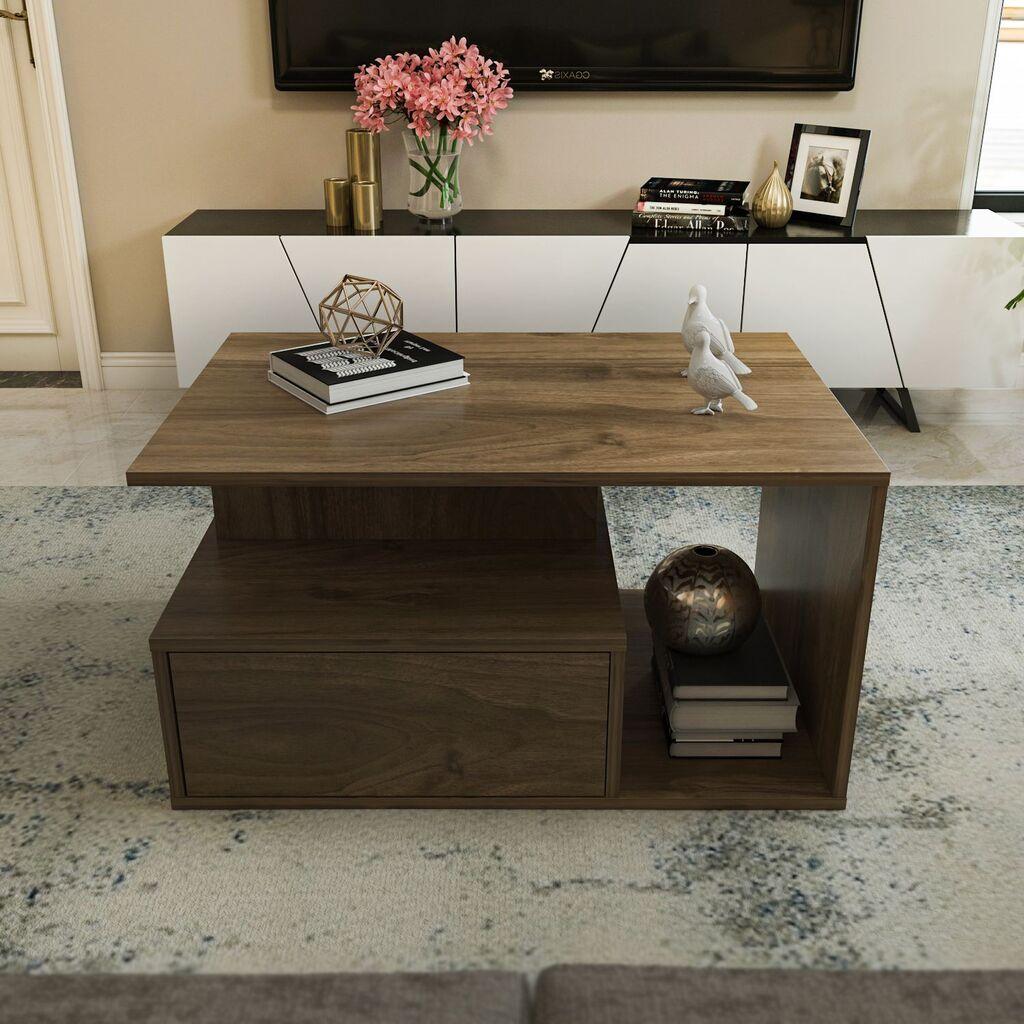 Hanah Home Klub sto Mana, 90x48.6x60 cm, Boje oraha