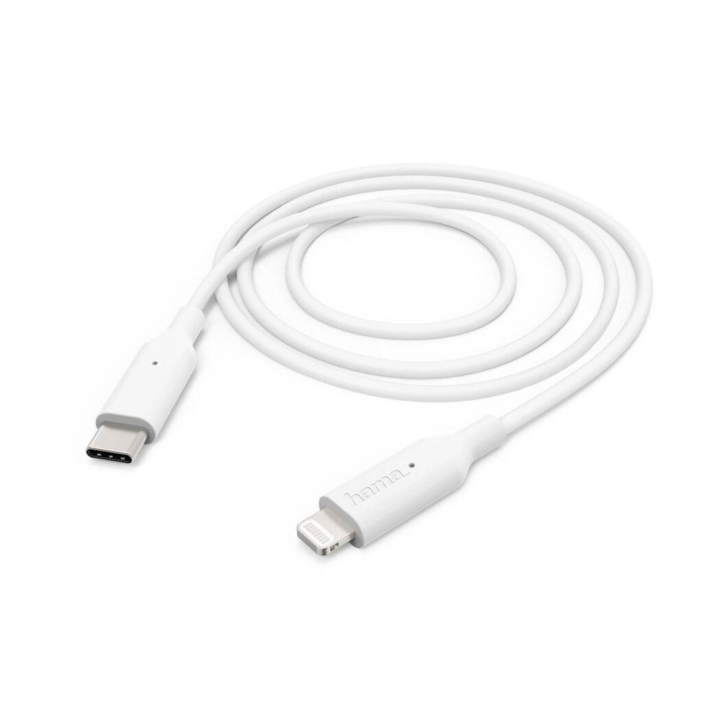 Hama Kabl, fast charging USB-C-Lightning 1m bijeli
