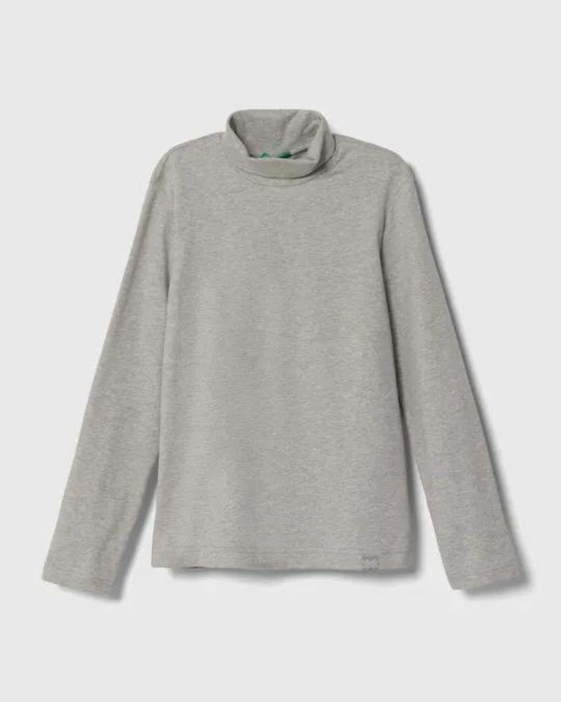 Benetton Majica dugih rukava za dječake 3DKEC202OG-501-M, Siva