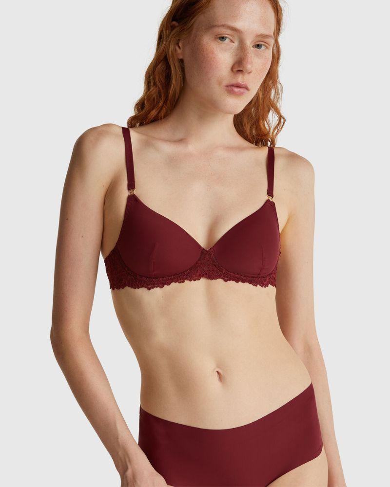 Benetton Ženski grudnjak 3LEG1R027-129-S, Bordo