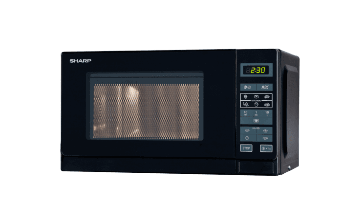 Sharp Mikrovalna R242BKW, 800W, Crna