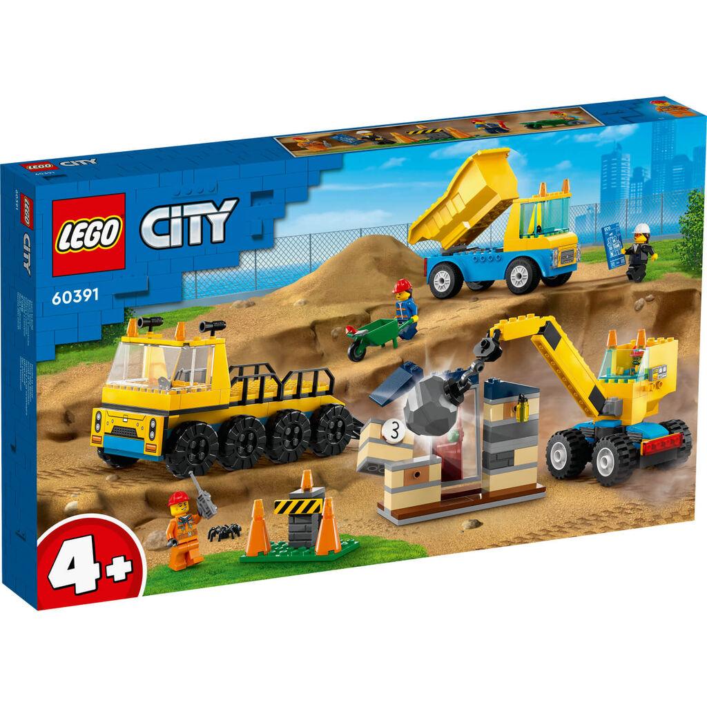 LEGO City Građevinski kamioni i kuglasta dizalica 60391