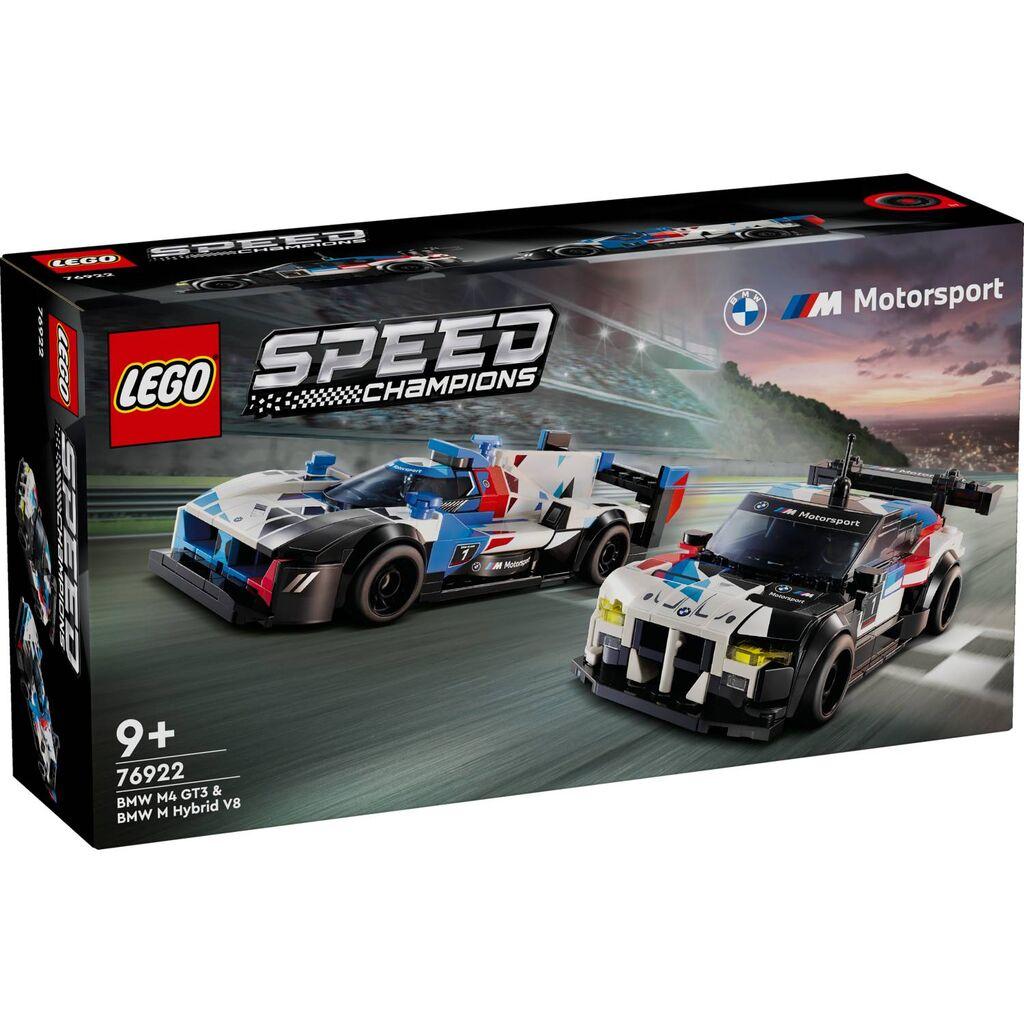 LEGO Speed Champions BMW M4 GT3 i BMW M Hybrid V8 trkaća auta set, Crni