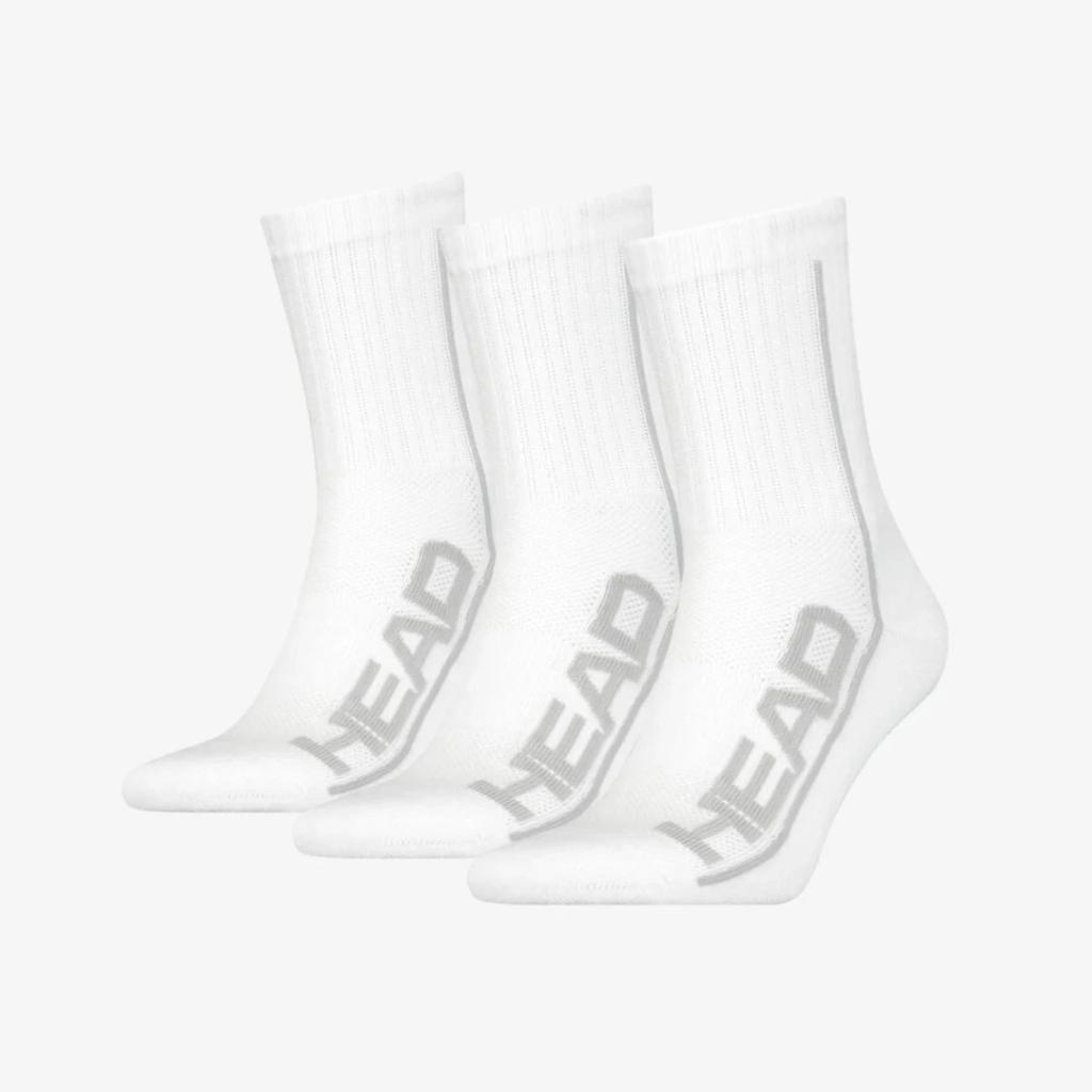 Head Čarape Perf.Short Crew, 3 para, Bijele