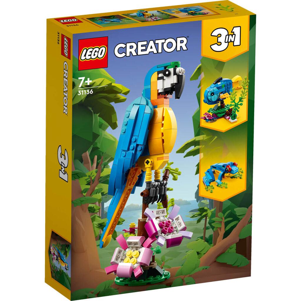 LEGO Creator 3u1 Egzotični papagaj 31136