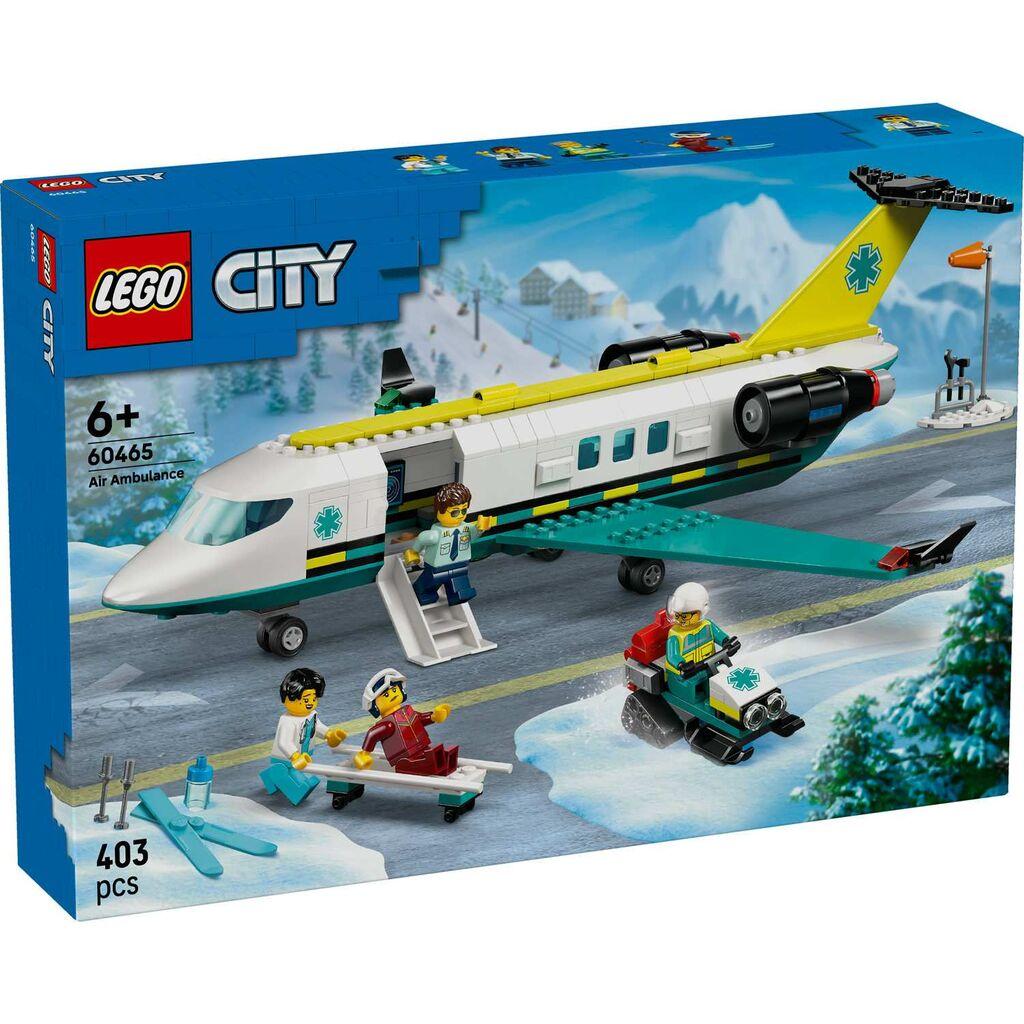 Igracka Lego Kocke City Emergency Air Ambulance Airplane 6+