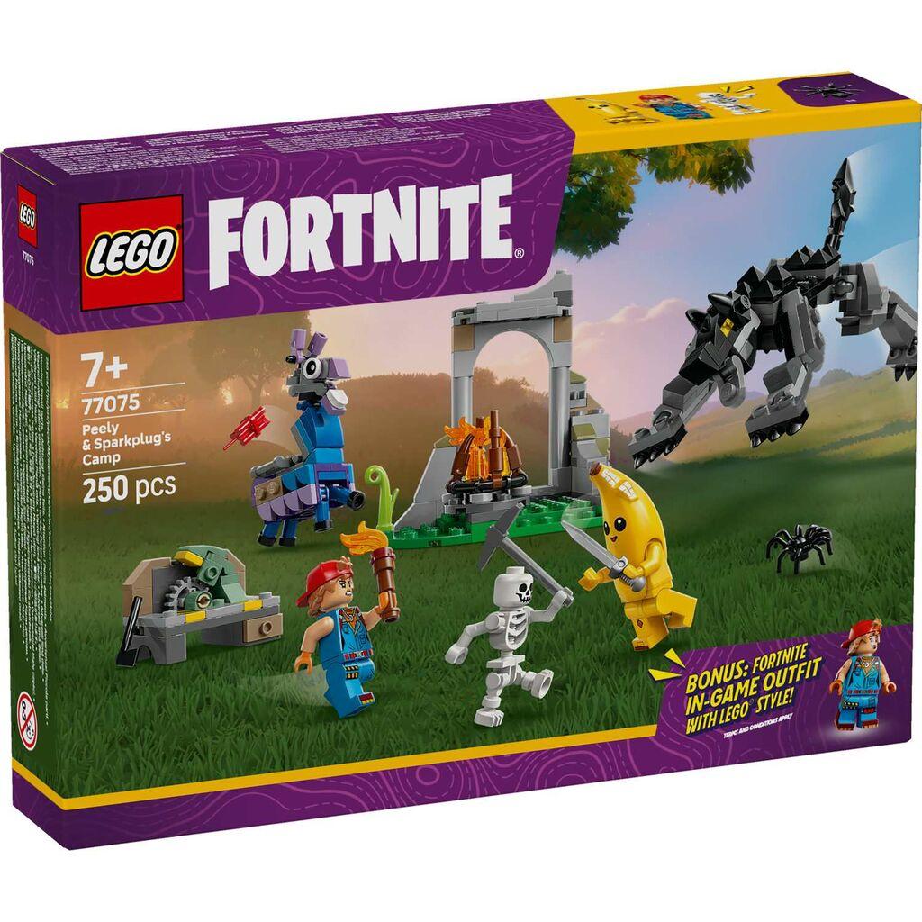 Igracka Lego Kocke Fortnite Peely & Sparkplug'S Camp 7+