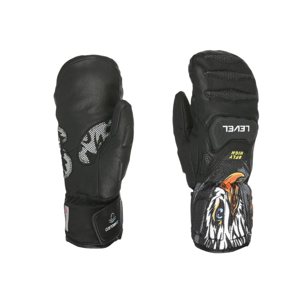 Level Rukavice za dječake SQ JR CF Mitten, Crne