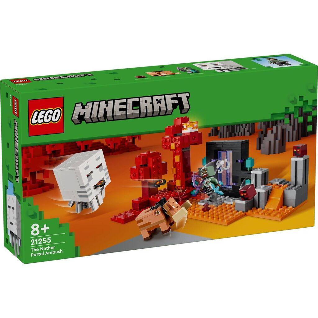 Lego igračka od cigle Minecraft The Nether Portal Ambush 8g+, šareno