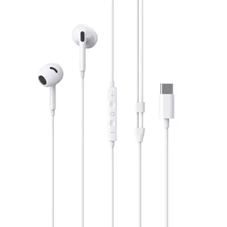 XO In-Ear slušalice sa mikrofonom, Type-C Music EP78, Bijele