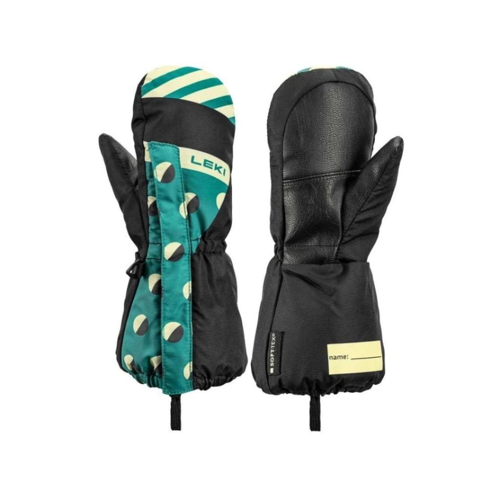 Leki Rukavice za dječake Hs Little Paw Mitt Long, Zeleno-crne