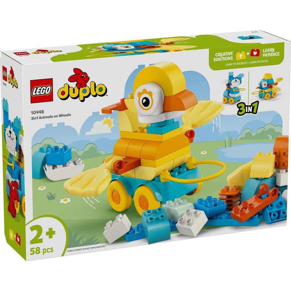 Igracka Lego Kocke Duplo 3In1 Animals On Wheels 2+