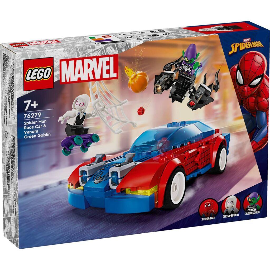 Lego igračka od cigle Spider-Man Spider-Man trkaći automobil i otrov 7g+, šareno